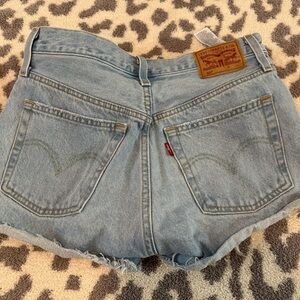 Levi's Women's Classic Light Blue Jean Shorts